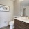 Large well lit bathroom 